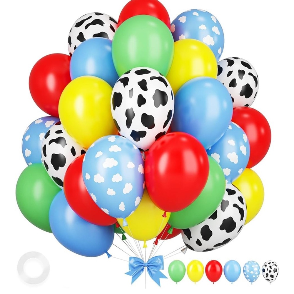 Colorful Party Balloons Set